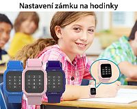 iGET KID F10 nastavení zámku